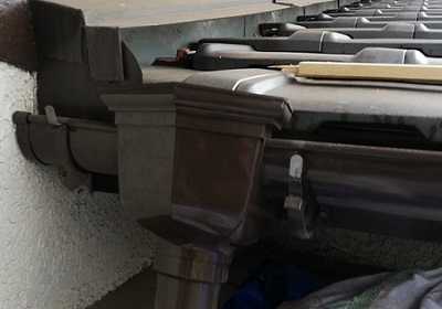 付帯部　塗装後　雨樋